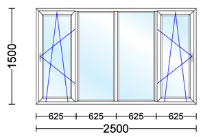 قیمت پنجره یو پی وی سی ۱۴۰۱