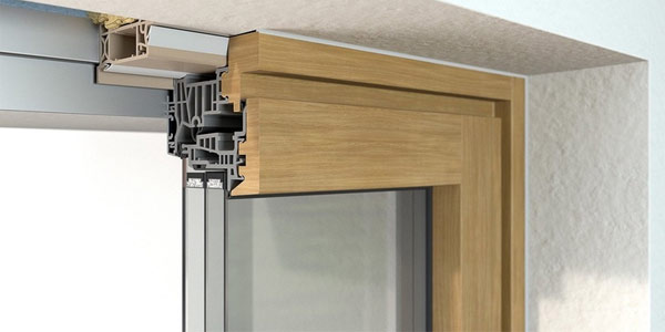پنجره دوجداره UPVC‌ دو حالته کتیبه دار