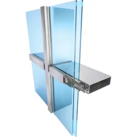پنجره دوجداره کرتین وال